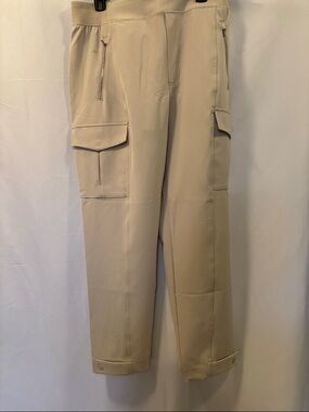 Athleta Neutral Cream Cargo Pants - size 14